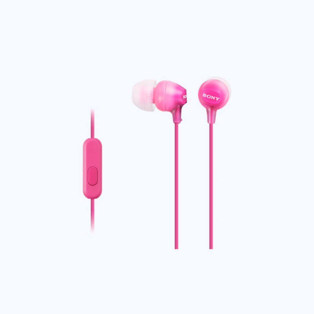 Tai nghe có dây in-ear Sony MDR-EX15AP màng loa 9mm cho âm thanh động, có micro đàm thoại, jack cắm | BigBuy360 - bigbuy360.vn