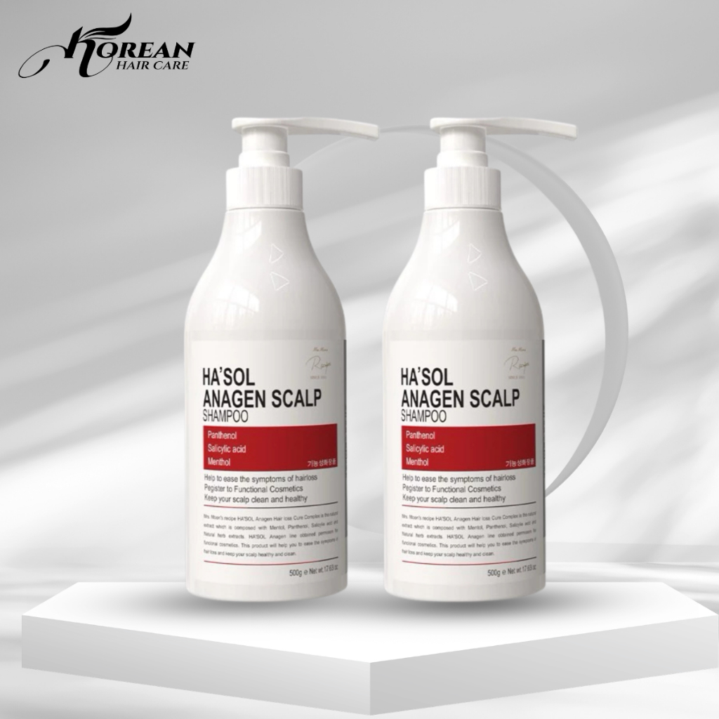 Dầu Gội HASOL Hỗ Trợ Mọc Tóc, Giảm Rụng Tóc Dành Cho Da Đầu Dầu, Tóc Rụng, Mỏng Và Yếu Dung Tích 500