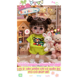 [Quần Áo Búp Bê 8IN 10IN]🧸Bộ Thun Bé Trai Bé Gái Tổng Hợp 🧧🧧🧧