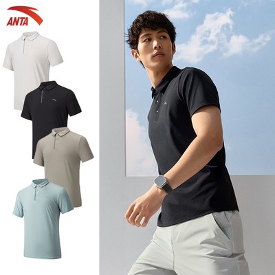 ANTA Nam Business Áo polo tay ngắn Thể Thao Short Sleeve Polo Shirt Pickleball Tập Gym Tennis 1525B7101