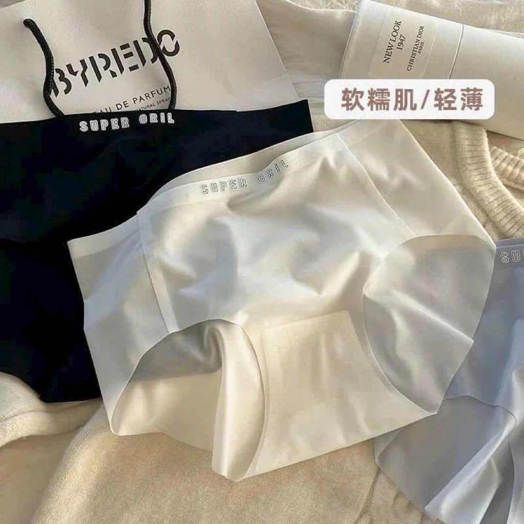 Combo 10 Quần lót nữ tàng hình- Quần Chip Su Cao Cấp - Sịp Nữ Xuyên Thấu Sexy Gợi Cảm SUPER GIRL - V0408