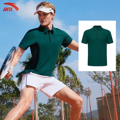 ANTA Nam ANTA Áo polo tay ngắn Thể Thao Short Sleeve Polo Shirt Pickleball Tập Gym Tennis 1526B3104U