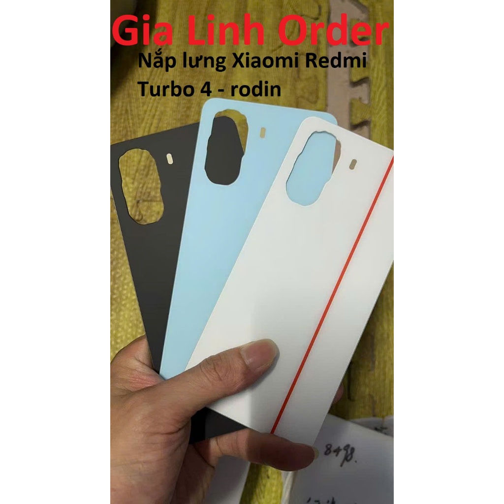 Nắp lưng Xiaomi Redmi Turbo 4 / Nắp pin Redmi Turbo 4 - rodin