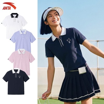ANTA Bộ/ Set Áo Polo thể thao + Chân Váy Ngắn tennis pickleball cầu lông badminton Set thể thao 1625E8204