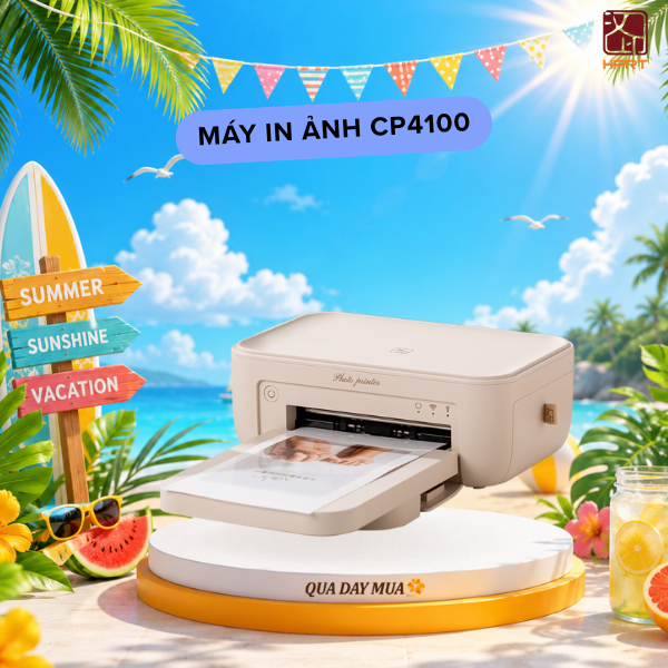 Máy in ảnh HPRT-CP4100 - Tốc Độ In Nhanh, Độ Phân Giải Cao, In Thăng Hoa Nhiệt, In Ảnh VR