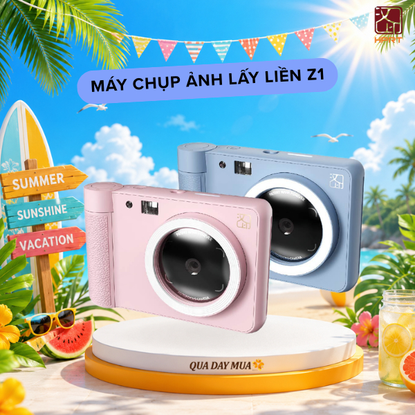 Máy chụp ảnh lấy liền HPRT-Z1, In Lấy Liền, Camera Sắc Nét, 8 Bộ Lọc Ảnh, Kết Nối Bluetooth 5.2
