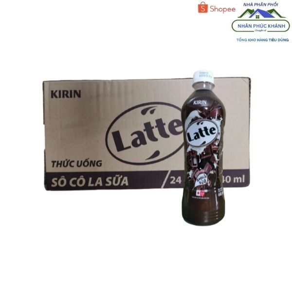 [1 Thùng/ 24 Chai] Latte Socola sữa 440Ml_1026