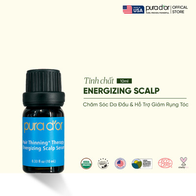 Tinh Chất Hữu Cơ Dưỡng Tóc, Hỗ trợ Giảm Rụng Tóc, Kích Mọc Tóc, Nang tóc chắc khoẻ Therapy Energizing Scalp 10ml