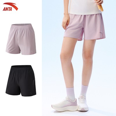 Quần short nữ Quần Đùi Ngắn Nữ Chạy bộ tập gym chơi thể thể thao thoáng khí mỏng mát Thời trang thể thao Anta 1626B5503