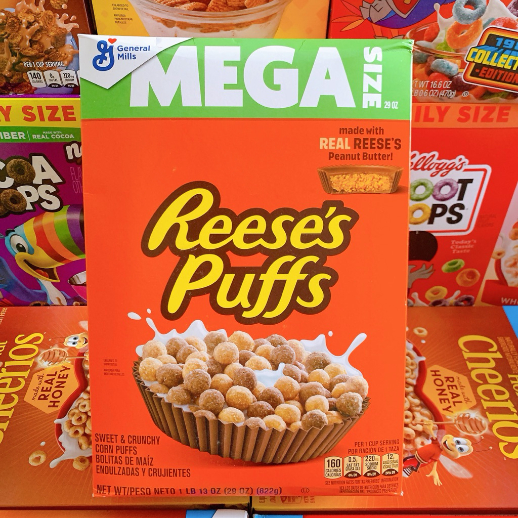 [HÀNG NHẬP MỸ] - NGŨ CỐC ĂN SÁNG REESE'S PUFFS 822GR