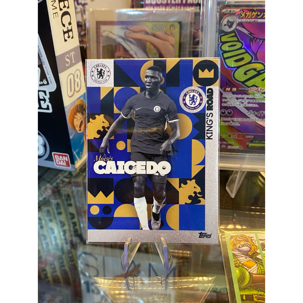 Thẻ Cầu Thủ Huyền Thoại Moises Caicedo 2025 Topps Áo Chelsea Team Set #34