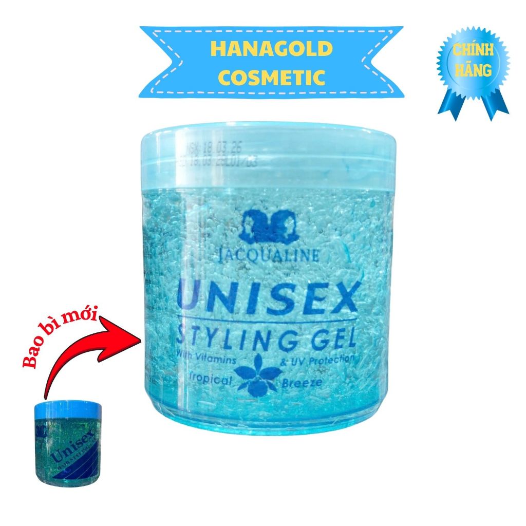 GEL VUỐT TÓC UNISEX JACQUALINE 340g - tropical