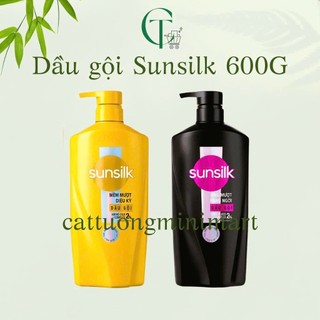 Dầu gội Sunsilk Óng mượt rạng ngời | Mềm mượt diệu kỳ - Chai 600G của Cattuongminimart