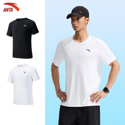 ANTA Nam Áo Thun Thể Thao Tập Gym, Cầu Lông, Pickleball, Basic Tee Thoáng Khí, Nhanh Khô 9525C7103A