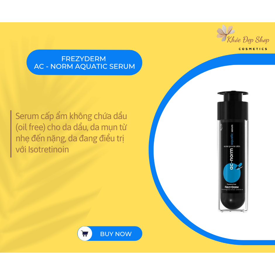 (Hàng Công Ty) FREZYDERM AC-NORM AQUATIC SERUM 50 ML - SERUM CẤP ẨM CHO DA DẦU MỤN