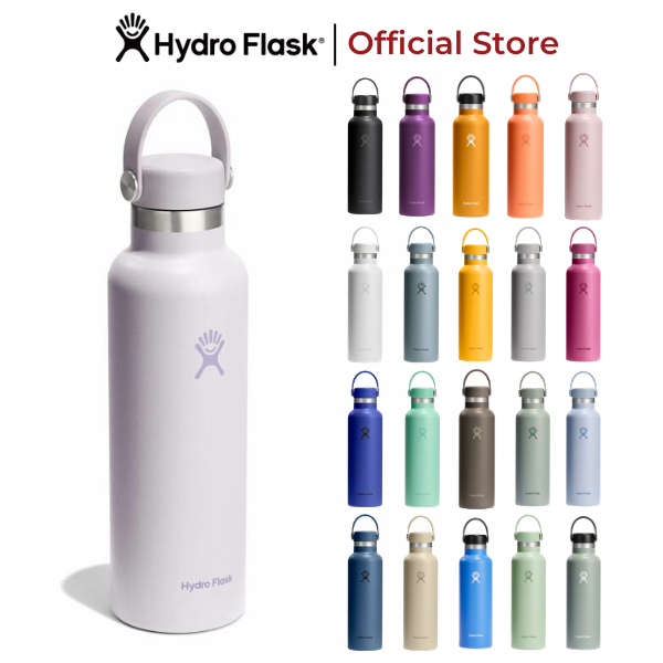 Bình giữ nhiệt Hydro Flask 621ml Standard Flex Cap 21 Oz có nắp kín, chính hãng, giữ nhiệt tốt | BigBuy360 - bigbuy360.vn