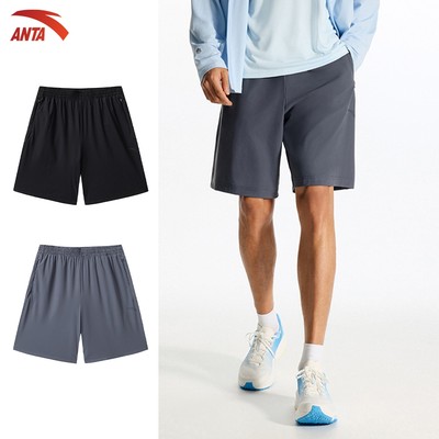 ANTA Quần Short Nam Ice Silk Dynamic Quick-Dry Quần Đùi Thể Thao Nam  Nhanh Khô, Thoáng Khí Chạy Bộ Gym Tennis 9526B7301