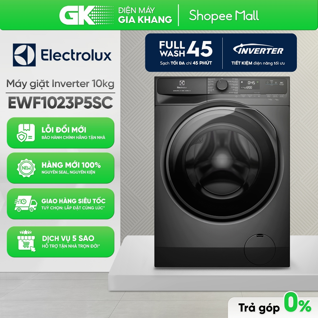 EWF1143P5SC | EWF9023P5SC | EWF1023P5SC Máy Giặt Electrolux Lồng Ngang Inverter [Freeship HCM]{GIẢM 