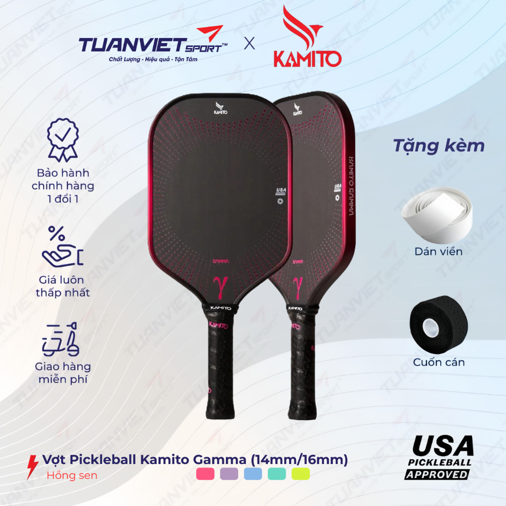 Vợt Pickleball Kamito Gamma Chính Hãng