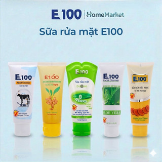 Sữa rửa mặt E100 trắng mịn Bò 50ml
