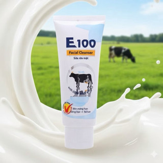 Sữa rửa mặt E100 trắng mịn Bò 50ml