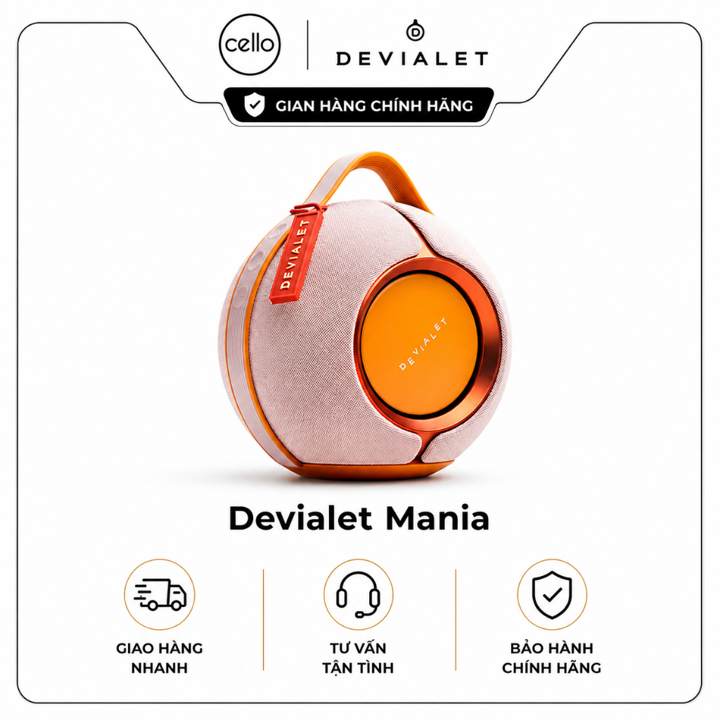 Loa Devialet Mania (with Dock) Chính Hãng Tam Sơn - New Fullbox - BH 2 Năm