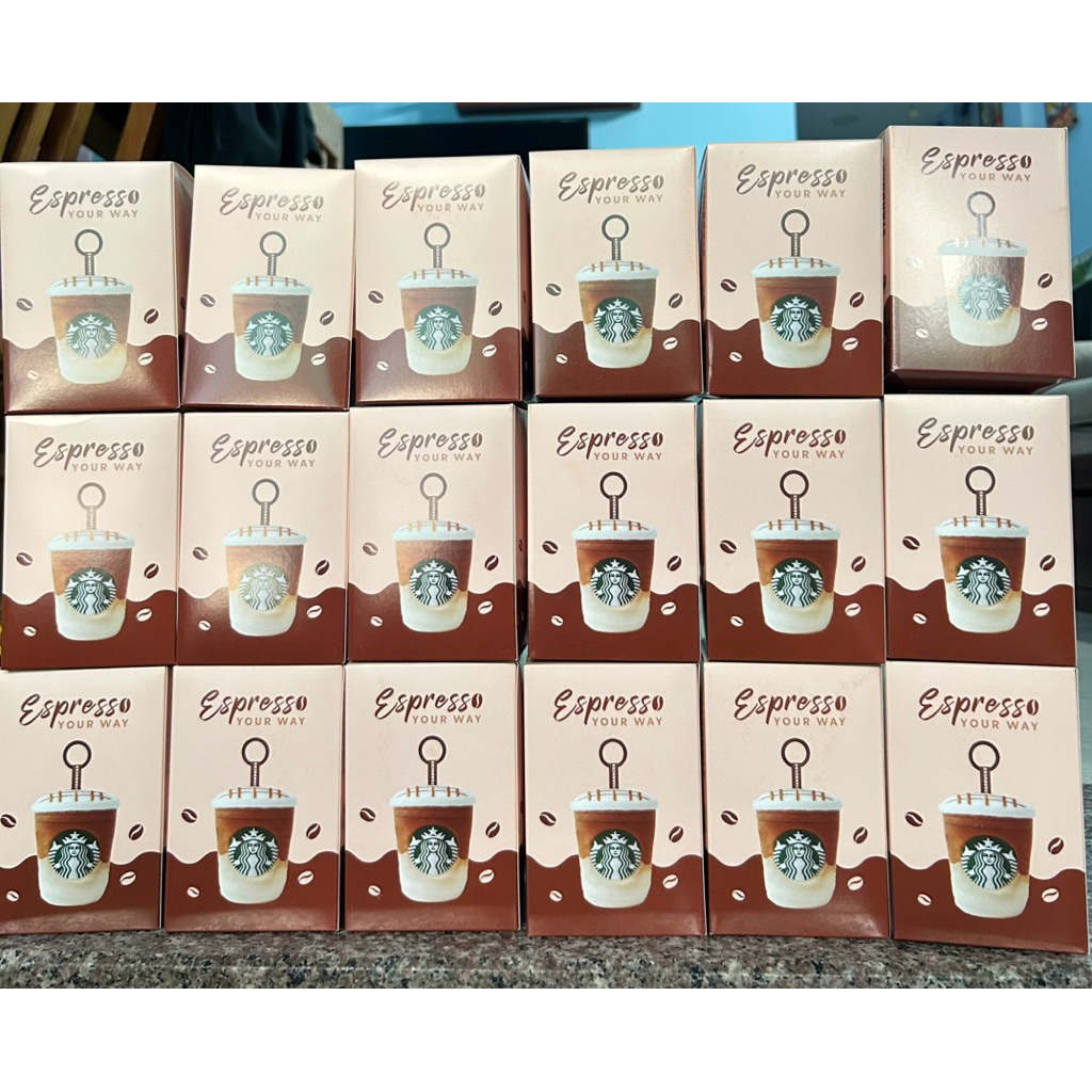 (CÓ SẴN)Móc Khoá Espresso Starbucks VietNam Limited