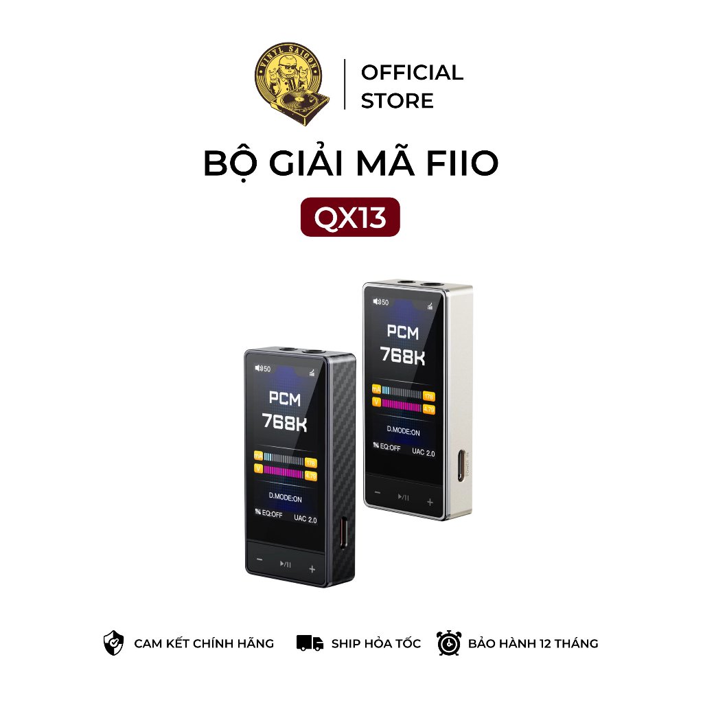 Bộ giải mã dac/amp FiiO QX13 - Bảo hành 12 tháng