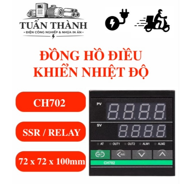 [HÀNG TỐT] Đồng Hồ Điều Khiển Nhiệt Độ CH702 Hiệu TSG