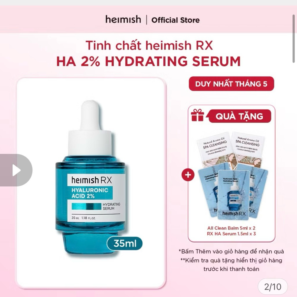 🐻PASS serum hemish cấp ẩm mới test nhỏ giọt 1 lần bao new nguyên box