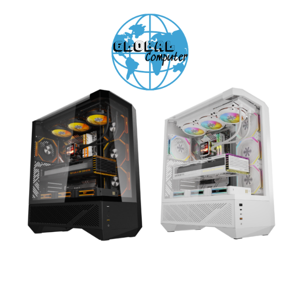 (FULL VAT) VỎ CASE PC DARKFLASH DY460 BLACK/WHITE