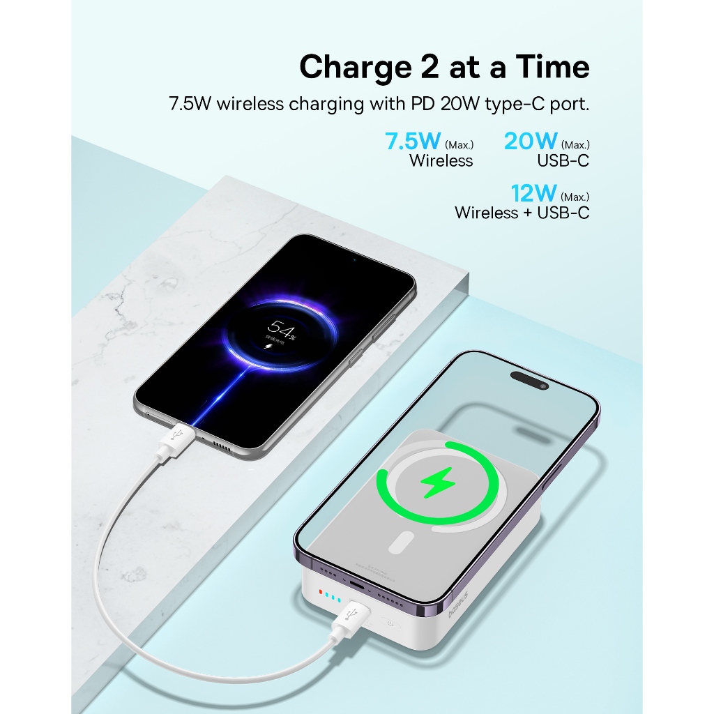 Sạc Dự Phòng Baseus EnerFill FM41 20000mAh 20W Từ Tính Mini - Sạc Nhanh Cho "Quả Táo", Hút Chắc, Combo Kèm Cáp Type C· | BigBuy360 - bigbuy360.vn