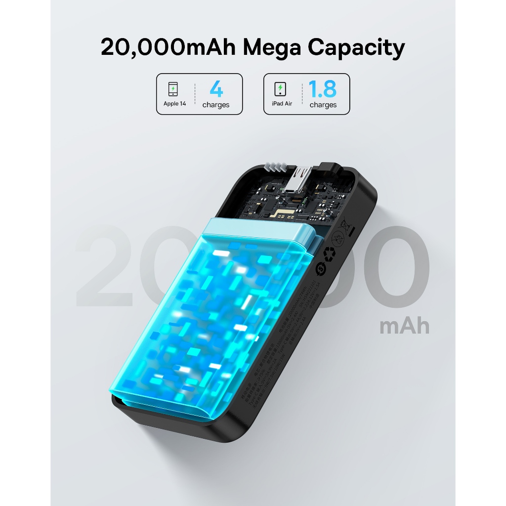 Sạc Dự Phòng Baseus EnerFill FM41 20000mAh 20W Từ Tính Mini - Sạc Nhanh Cho "Quả Táo", Hút Chắc, Combo Kèm Cáp Type C· | BigBuy360 - bigbuy360.vn