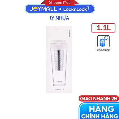 Ly Nhựa LocknLock Table Jug HAP515WHT 1.1L, Hàng Chính Hãng, Lõi Lọc Thép Không Gỉ  - JoyMall