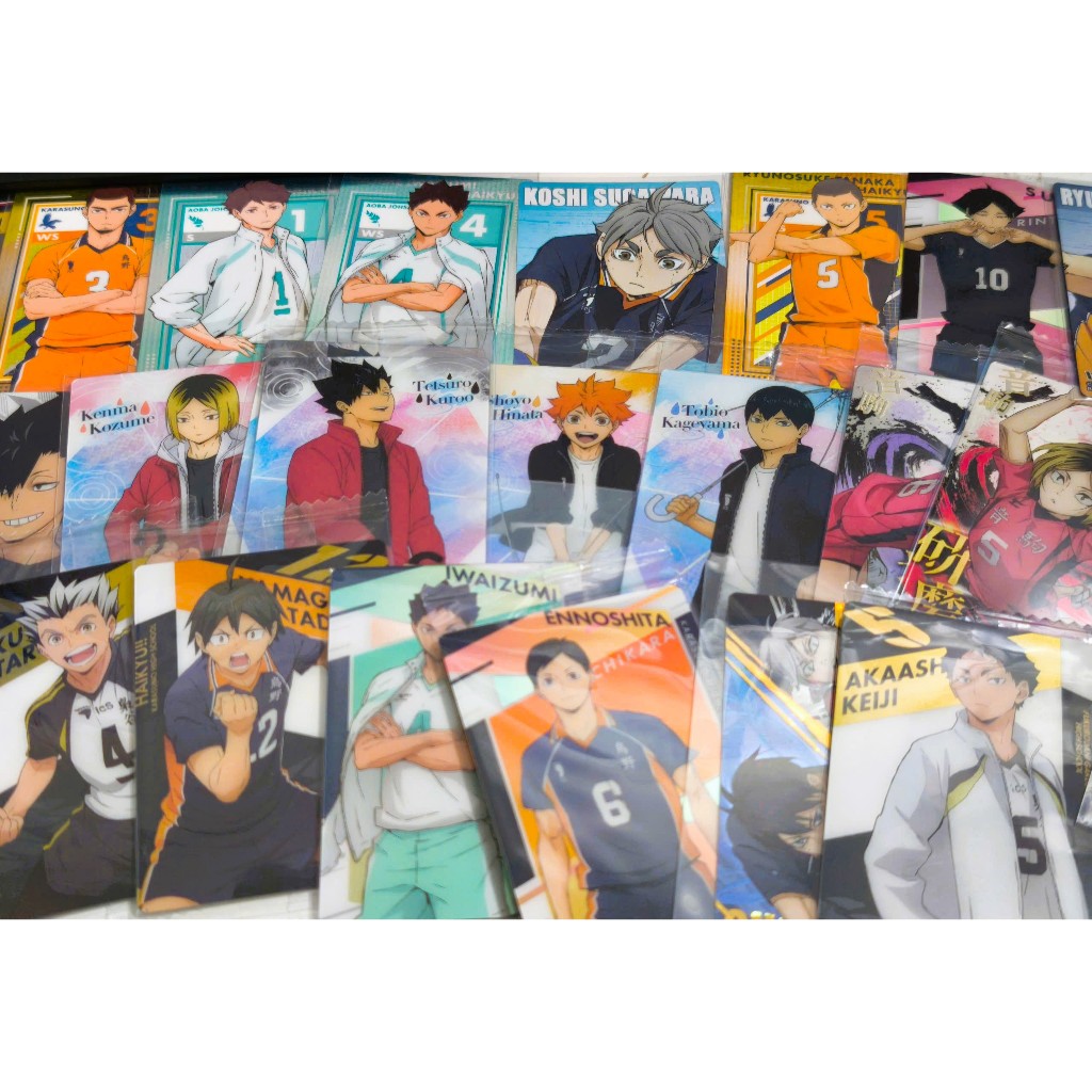 [GS FUNNY SHOP] Thẻ bài nhân phẩm Haikyuu wafer