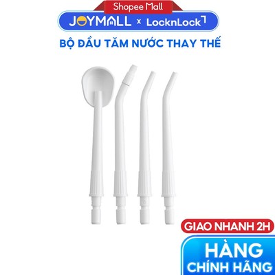 Bộ 4 đầu tăm nước thay thế LocknLock ENR146WHT_RB, cho tăm nước ENR146WHT, Hàng Chính Hãng - JoyMall