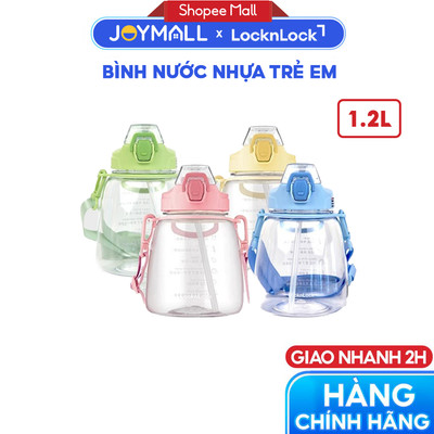 Bình Nước Nhựa LocknLock 1.2L ABF648, Hàng Chính Hãng, Kèm Ống Hút, Không Chứa BPA - JoyMall