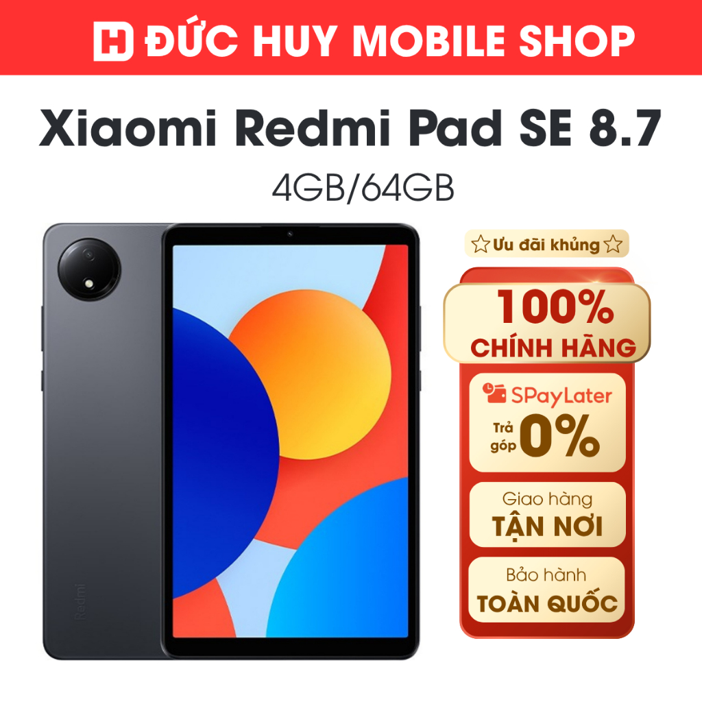 Máy Tính Bảng Xiaomi Redmi Pad SE 8.7 inch WiFi 4GB/64GB Chính Hãng