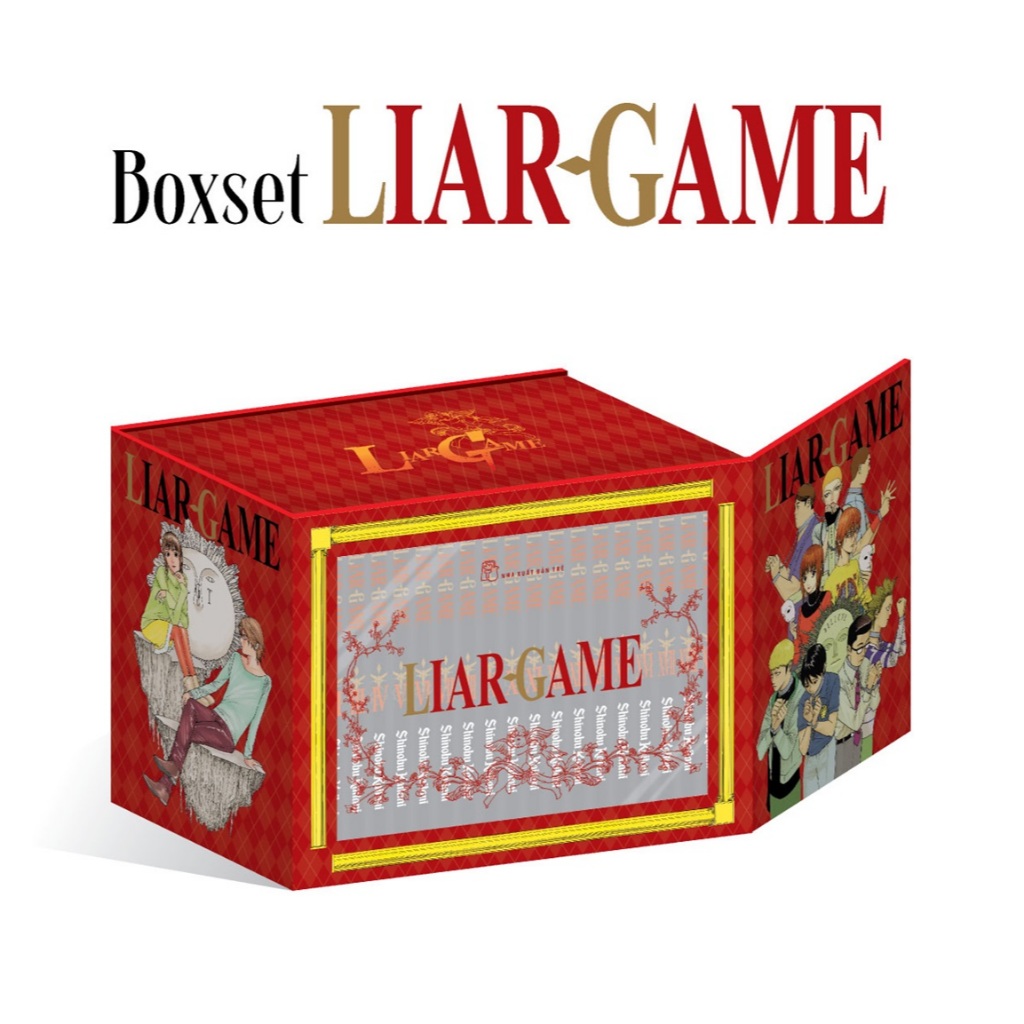 Boxset LIAR GAME 20 tập (19 TẬP + NGOẠI TRUYỆN ROOTS OF A) Tặng Kèm Box Nam Châm + Shikishi Standee 