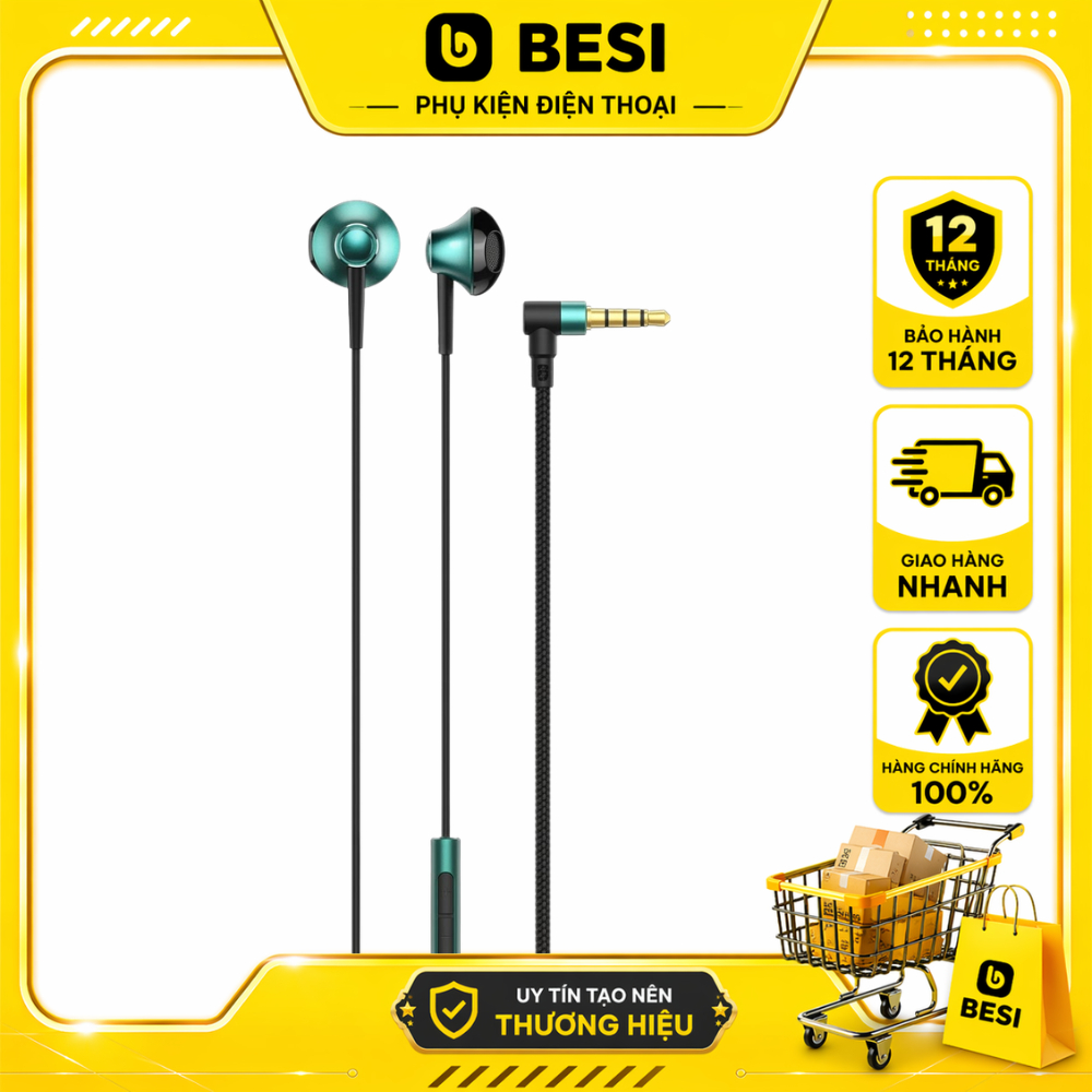 Tai Nghe Gaming Baseus Encok H06 | Jack 3.5mm, Âm Thanh Định Vị Chính Xác & Mic Rõ Nét