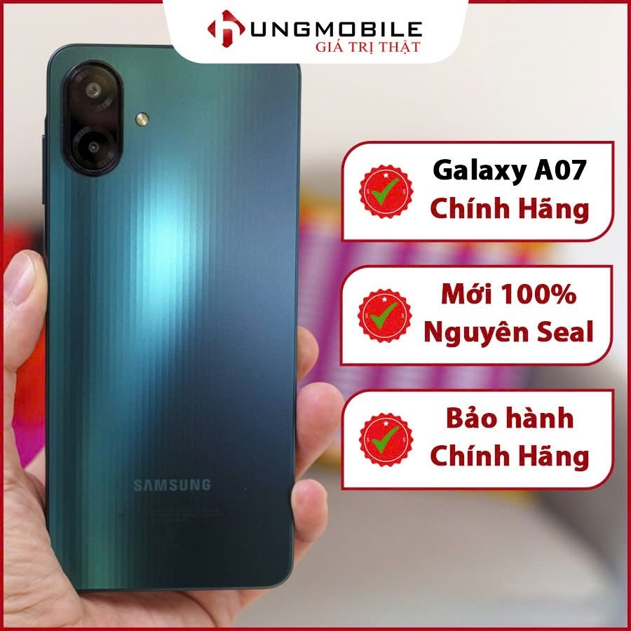 Điện thoại Samsung Galaxy A07 4G 4GB+128GB| Helio G99