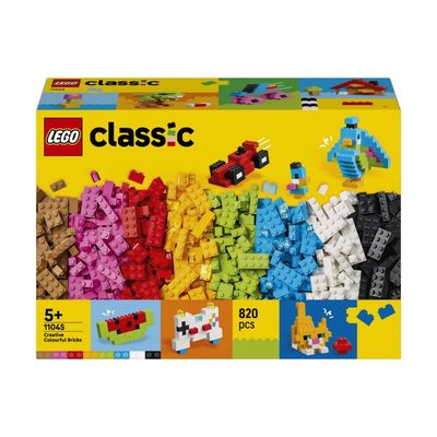 Đồ Chơi Lắp Ráp Bộ Gạch Sáng Tạo Sắc Màu LEGO CLASSIC 11045 (820 Chi Tiết)