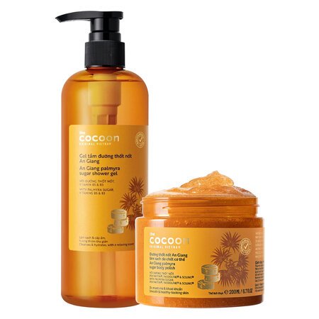 [TẶNG TTBC THỐT NỐT] Gel Tắm Đường Thốt Nốt An Giang Làm Sạch Cơ Thể Cocoon 500ml
