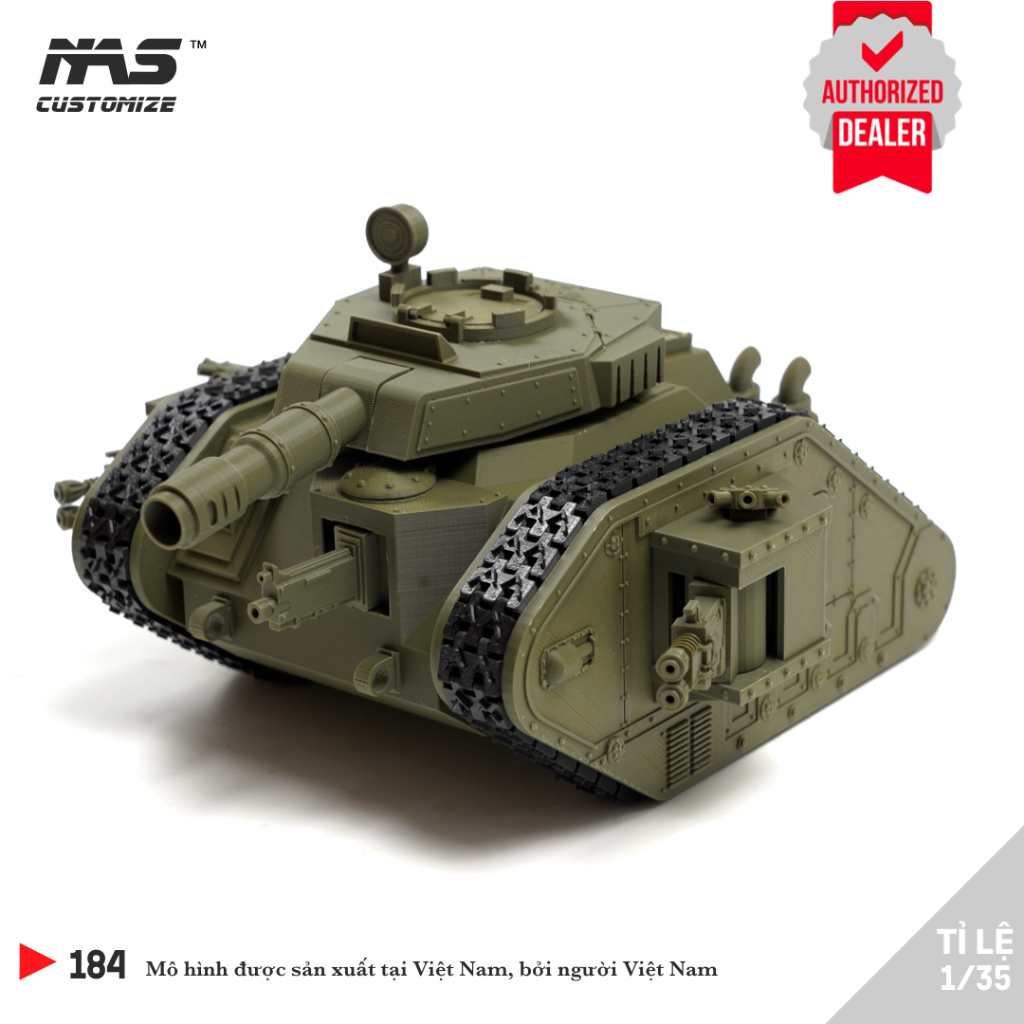 [NAS] Mô hình lắp ráp xe tăng Warhammer 40k Leman Russ 1/35