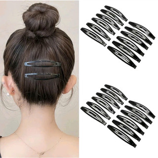 VỈ KẸP TÓC ĐEN 12 CÁI
