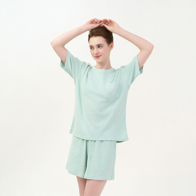 BST03W5T03-BỘ SHORT THUN VỚI THIẾT KẾ CỔ TRÒN ĐƠN GIẢN MANG LẠI SỰ TRẺ TRUNG, NĂNG ĐỘNG VÀ THOẢI MÁI KHI MẶC