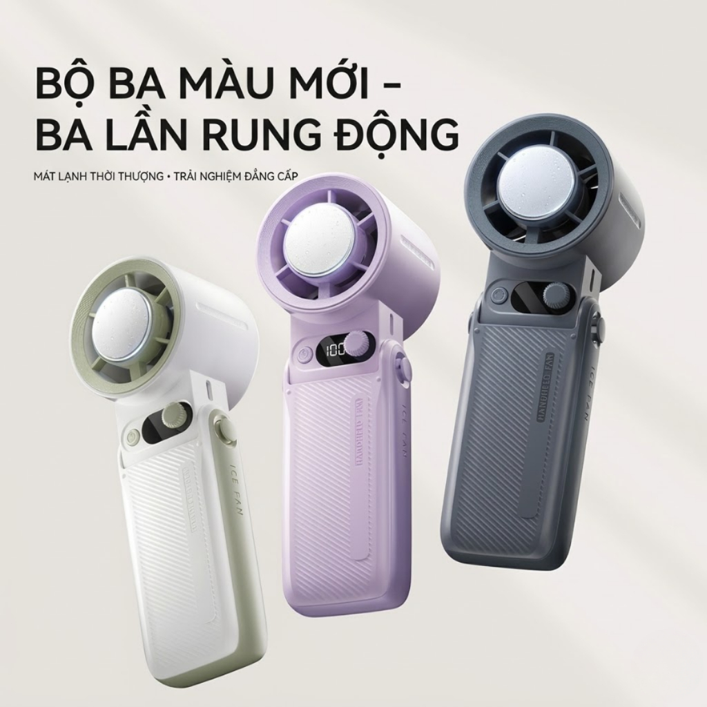 [TTT] Quạt Mini Cầm Tay 199 Tốc Độ Gió Mini Quạt Di Động Có Dây Đeo, Tốc Độ Gió, Gấp Gọn Tiện Lợi | BigBuy360 - bigbuy360.vn