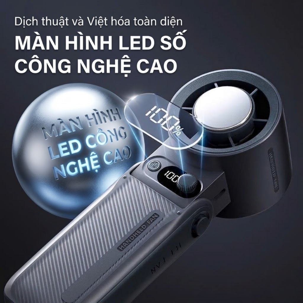 [TTT] Quạt Mini Cầm Tay 199 Tốc Độ Gió Mini Quạt Di Động Có Dây Đeo, Tốc Độ Gió, Gấp Gọn Tiện Lợi | BigBuy360 - bigbuy360.vn