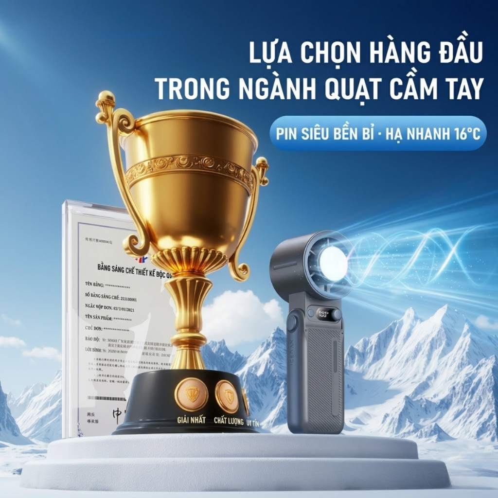 [TTT] Quạt Mini Cầm Tay 199 Tốc Độ Gió Mini Quạt Di Động Có Dây Đeo, Tốc Độ Gió, Gấp Gọn Tiện Lợi | BigBuy360 - bigbuy360.vn