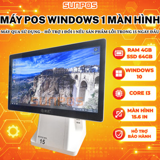 [Qua sử dụng] Máy POS cảm ứng Windows (Intel i3, RAM 4GB / ROM 64GB) - Bảo hành 3 tháng